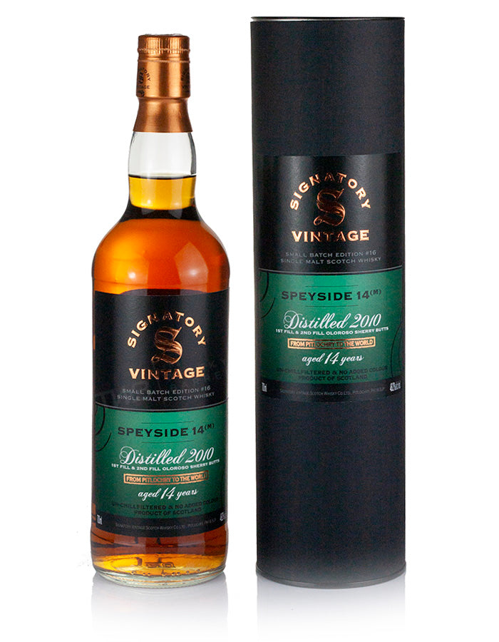 Mystery Malt (Macallan) 14 Year Old 2010 Signatory Small Batch #16