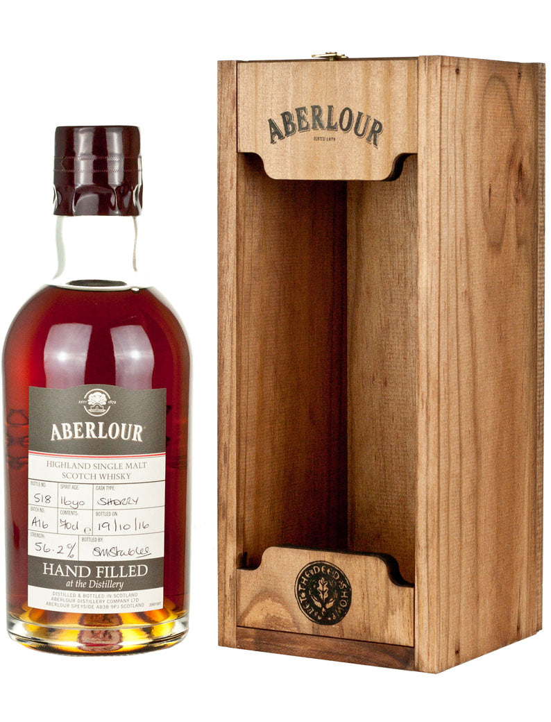 Aberlour 16 Year Old Hand Filled Batch #A16 Sherry