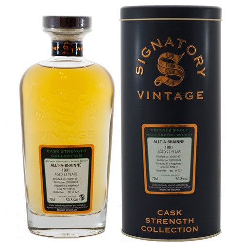 Allt-a-Bhainne 22 Year Old 1991 Signatory