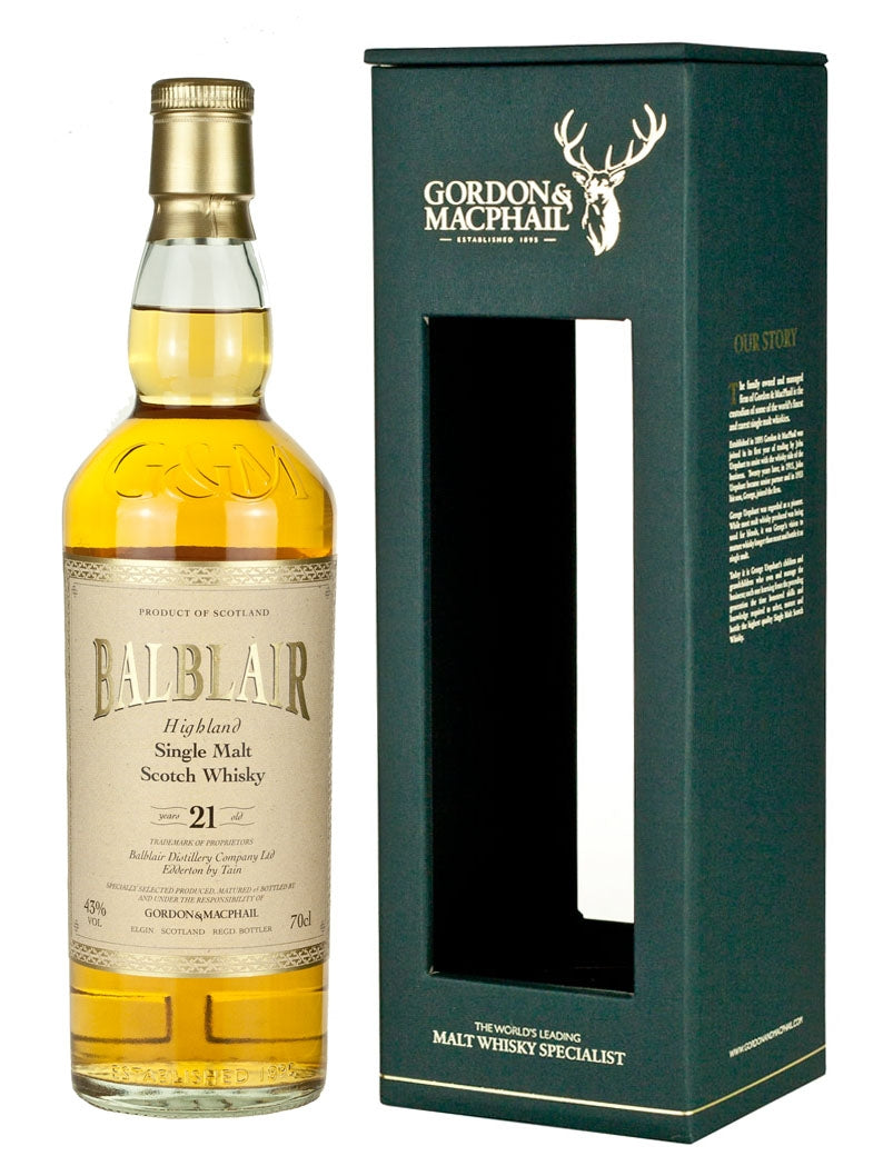 Balblair 21 Year Old Gordon & MacPhail