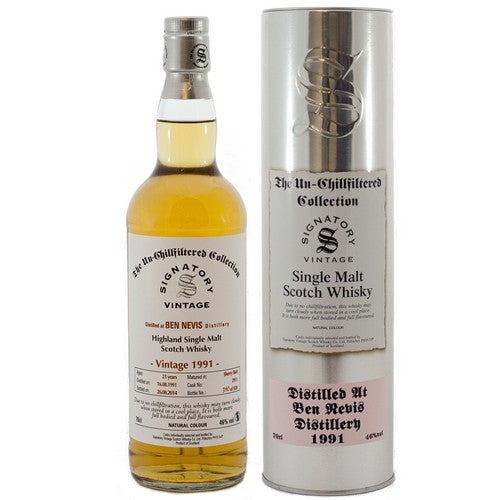 Ben Nevis 22 Year Old 1991 Signatory