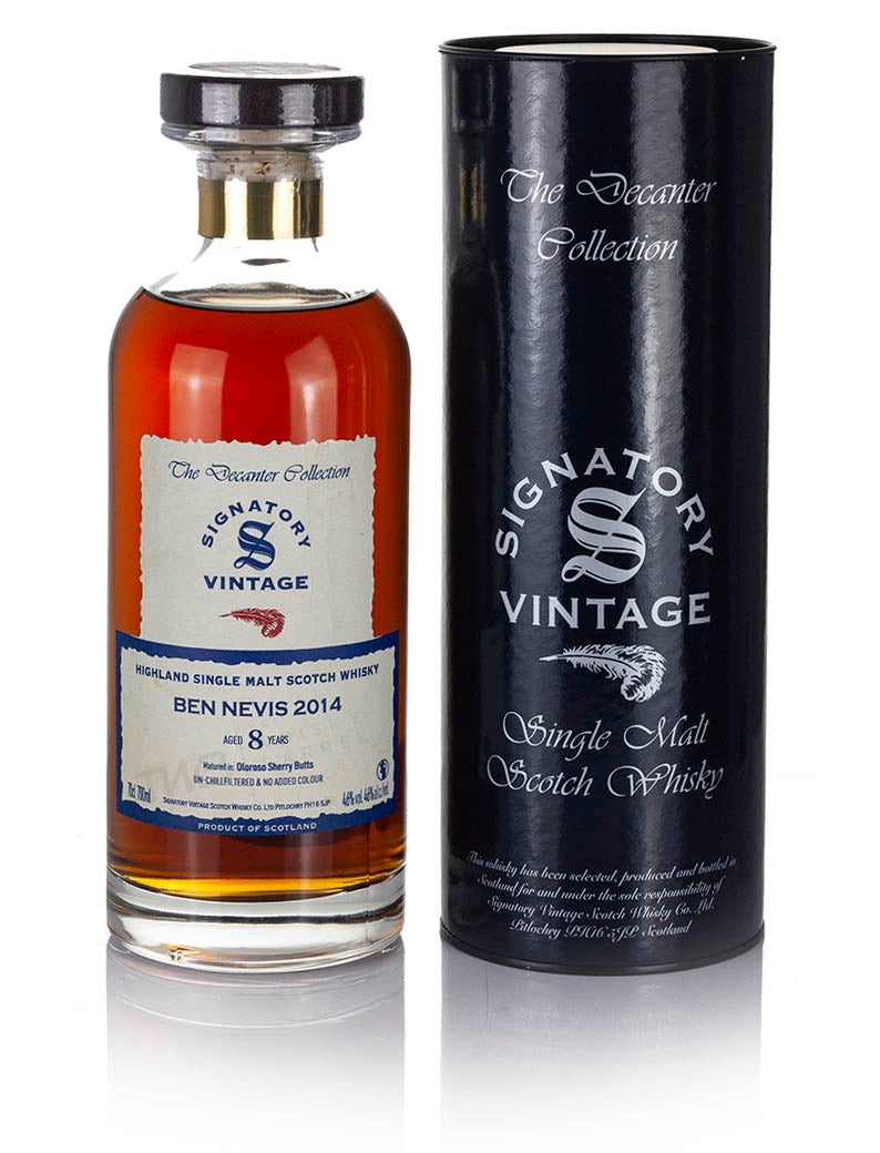 Ben Nevis 8 Year Old 2014 Signatory IBISCO Decanter (2023)