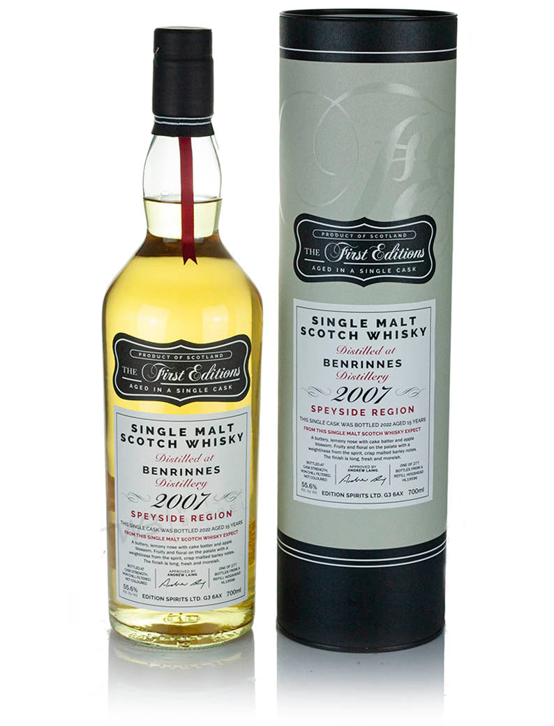 Benrinnes 15 Year Old 2007 First Editions