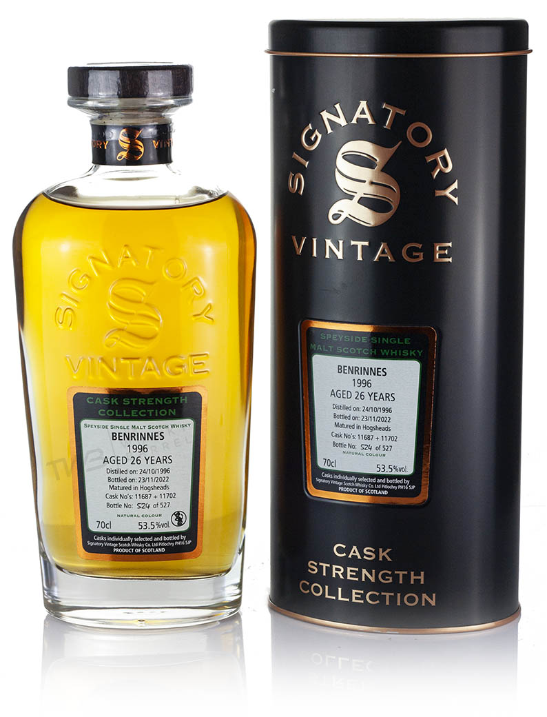 Benrinnes 26 Year Old 1996 Signatory Cask Strength