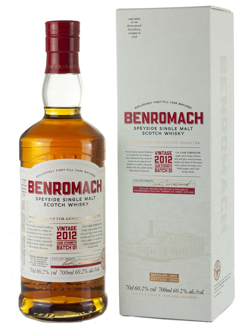 Benromach 2012 Cask Strength Batch #1