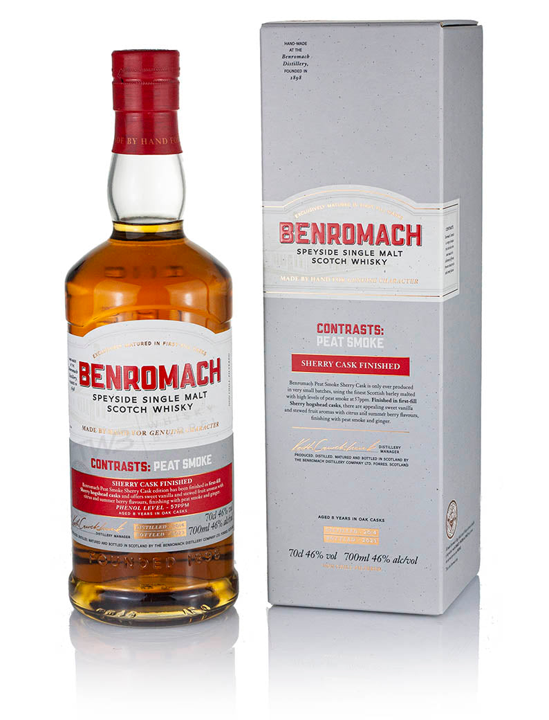 Benromach 2014 Contrasts: Peat Smoke Sherry Cask (2023)