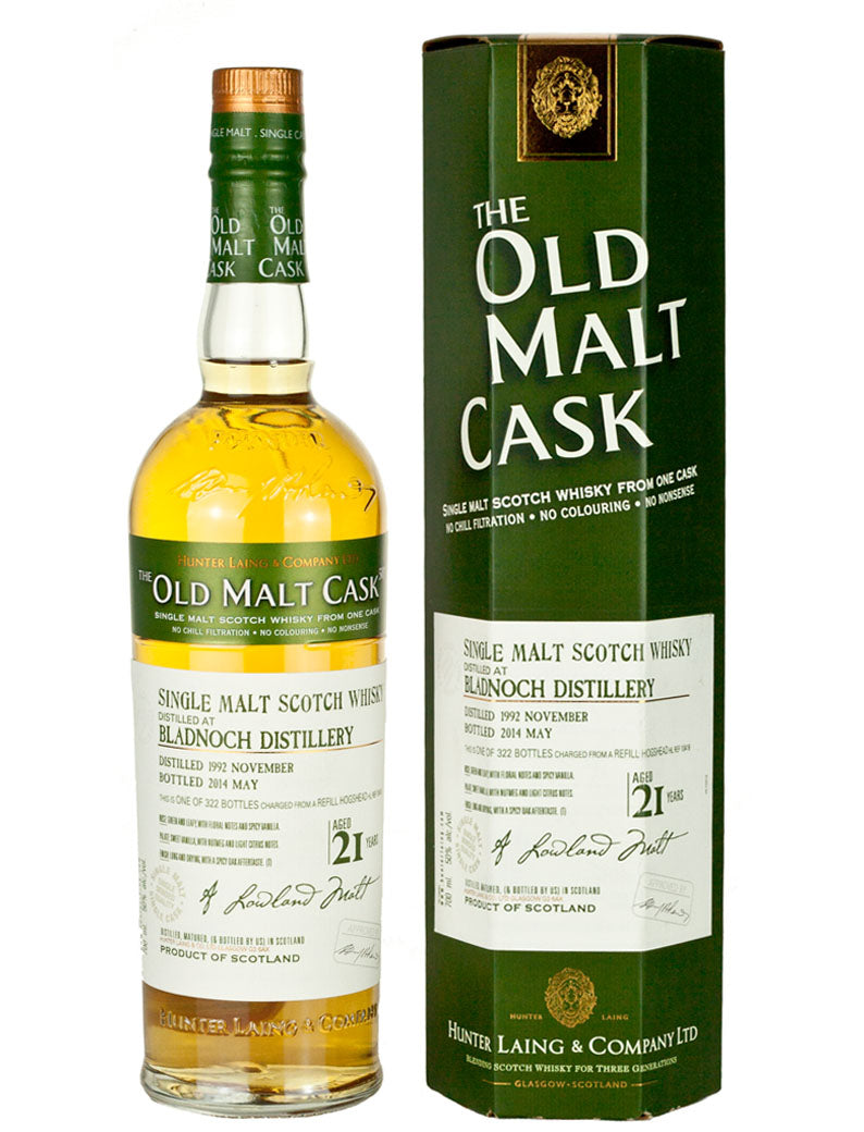 Bladnoch 21 Year Old 1992 Old Malt Cask