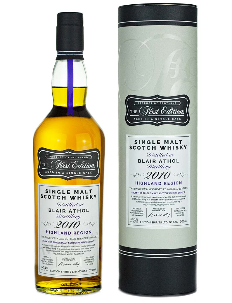 Blair Athol 10 Year Old 2010 First Editions