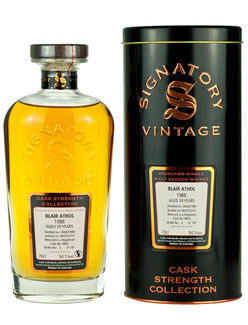 Blair Athol 29 Year Old 1988 Signatory Cask Strength