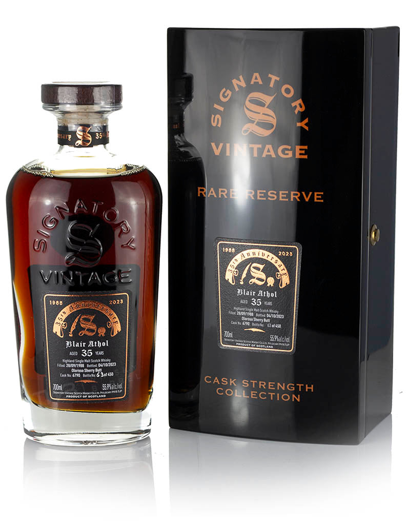 Blair Athol 35 Year Old 1988 Signatory 35th Anniversary