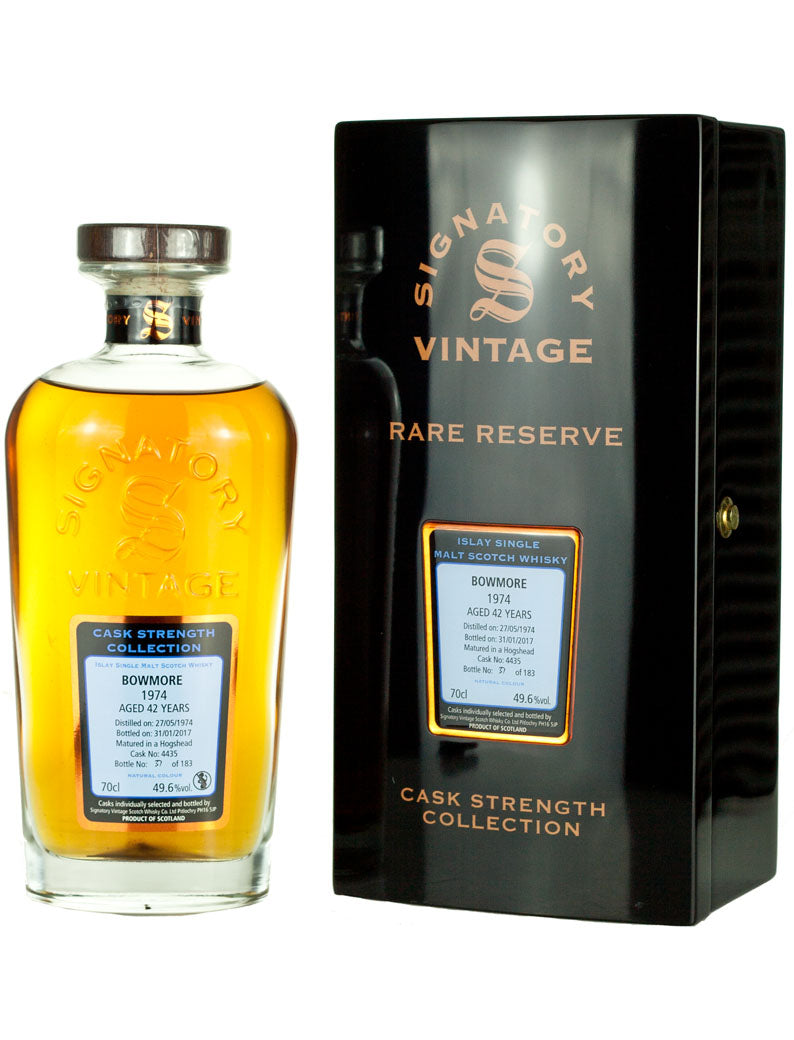 Bowmore 42 Year Old 1974 Signatory Rare Reserve