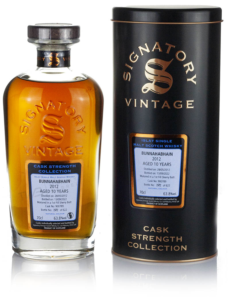 Bunnahabhain 10 Year Old 2012 Signatory Cask Strength