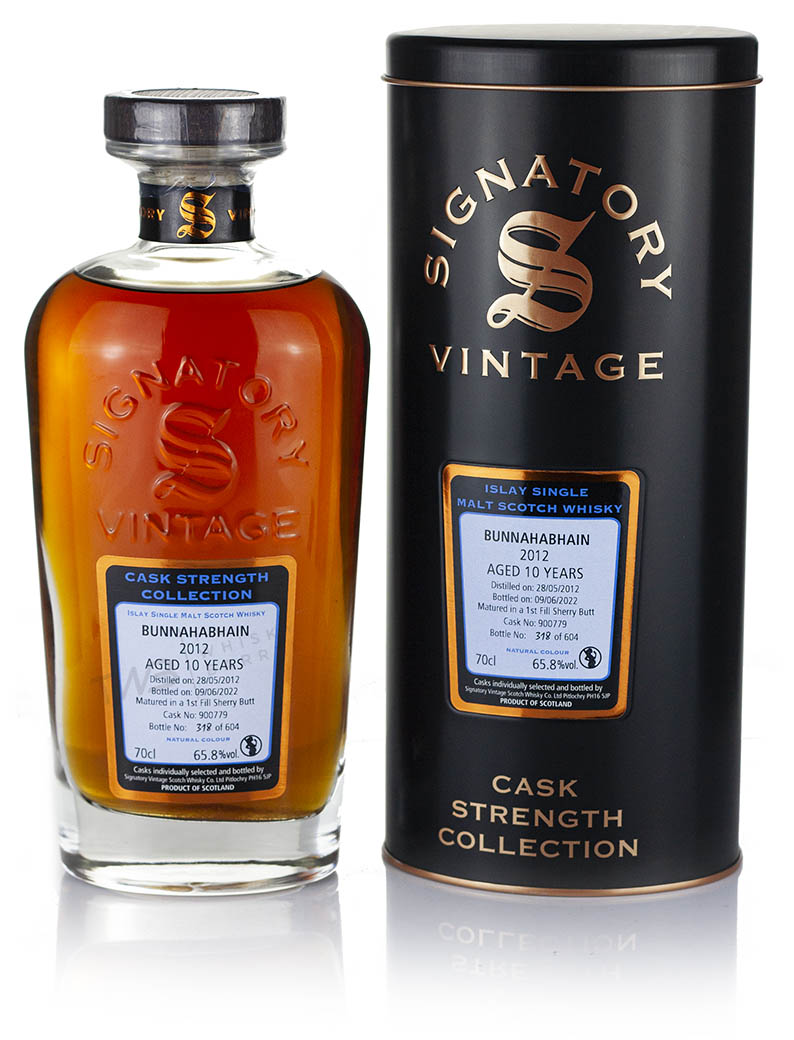 Bunnahabhain 10 Year Old 2012 Signatory Cask Strength