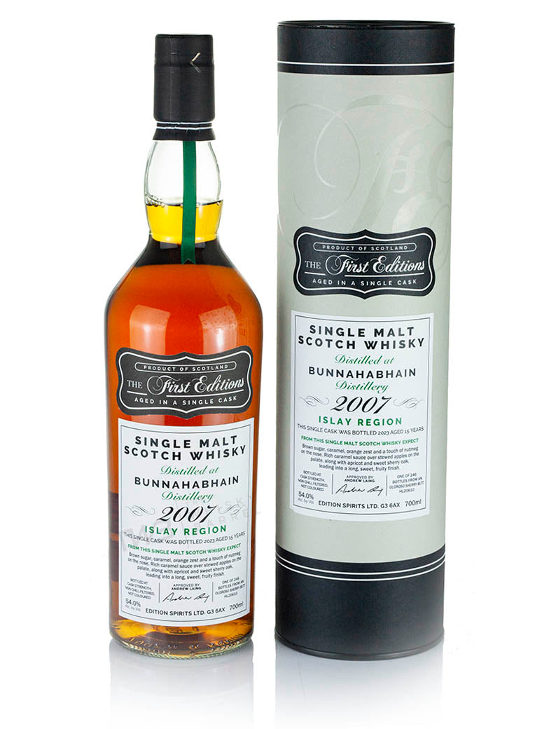 Bunnahabhain 15 Year Old 2007 First Editions (2023)