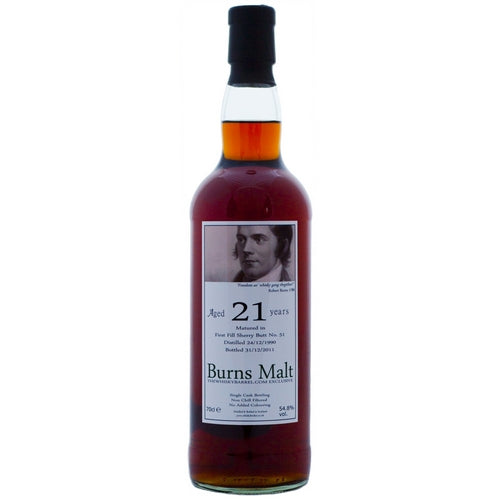 Bunnahabhain 21 Year Old Sherry Cask Burns Malt