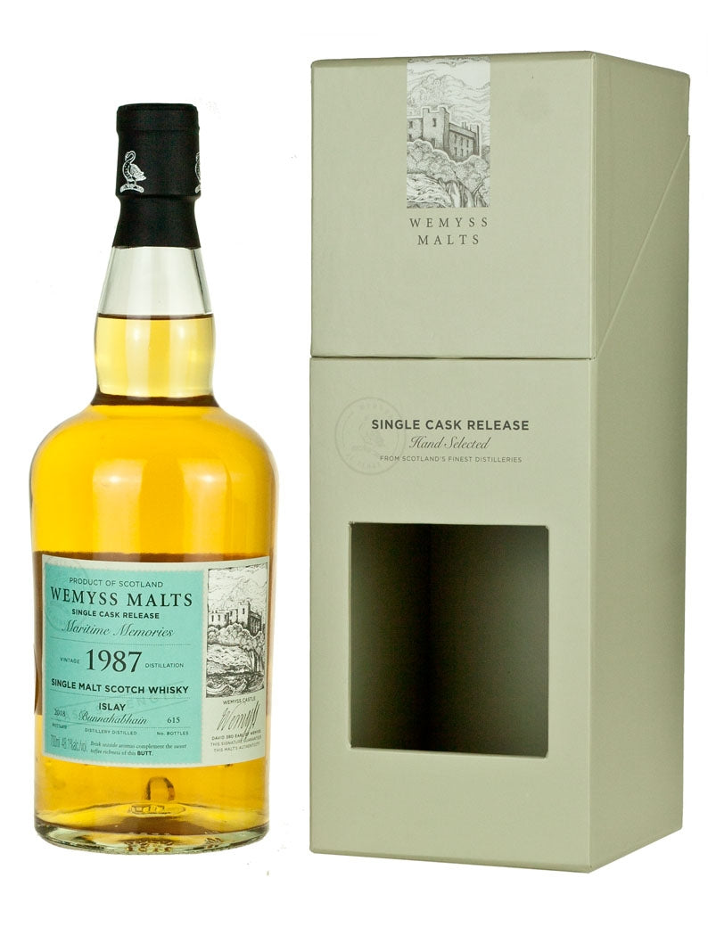 Bunnahabhain 30 Year Old 1987 Maritime Memories Wemyss