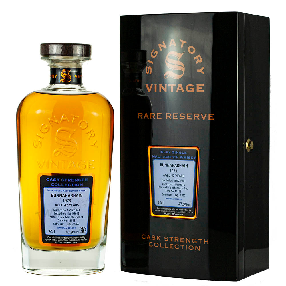 Bunnahabhain 42 Year Old 1973 Signatory Rare Reserve