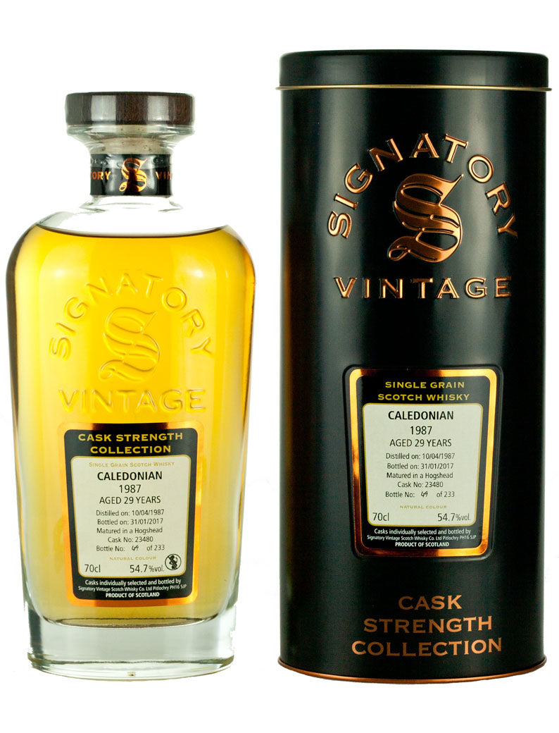 Caledonian 29 Year Old 1987 Signatory Cask Strength