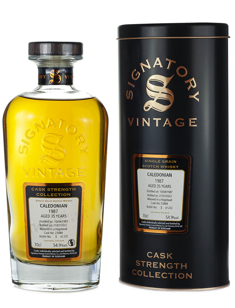 Caledonian 35 Year Old 1987 Signatory Cask Strength