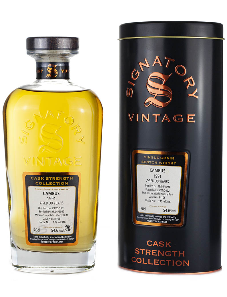 Cambus 30 Year Old 1991 Signatory Cask Strength