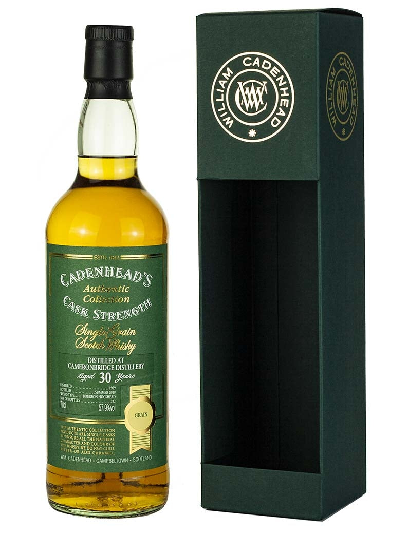 Cameronbridge 30 Year Old 1989 Cadenhead's Cask Strength