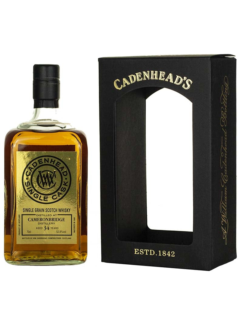 Cameronbridge 34 Year Old 1984 Cadenhead's Single Cask