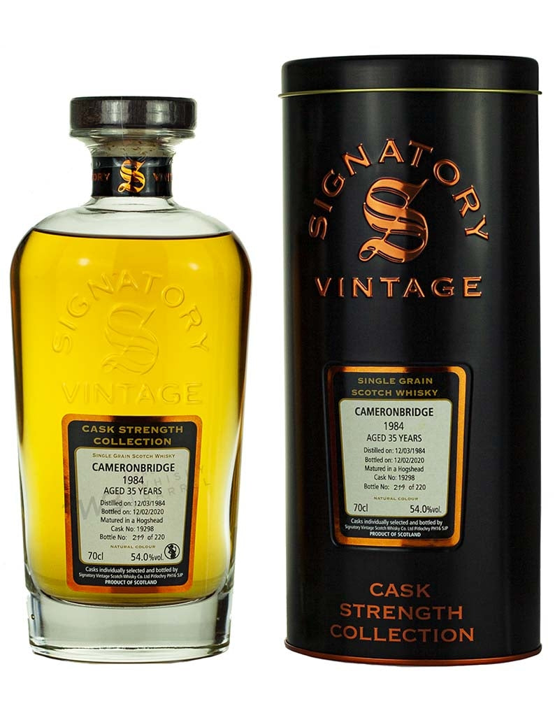 Cameronbridge 35 Year Old 1984 Signatory Cask Strength