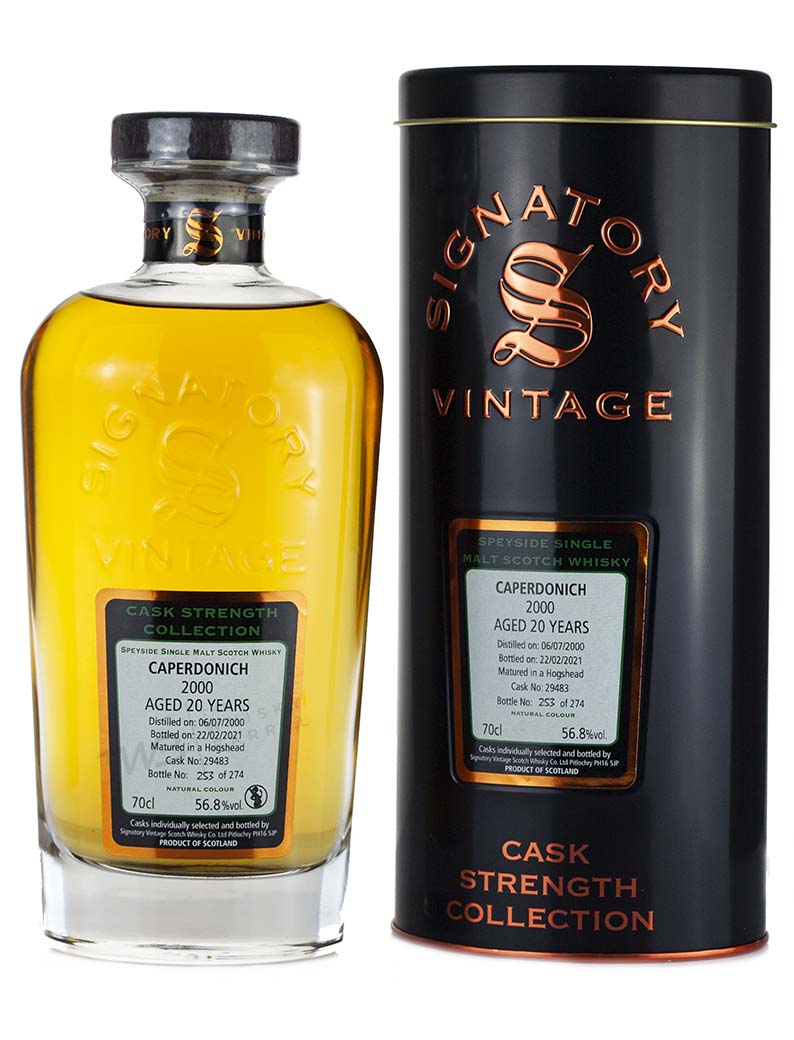 Caperdonich 20 Year Old 2000 Signatory Cask Strength