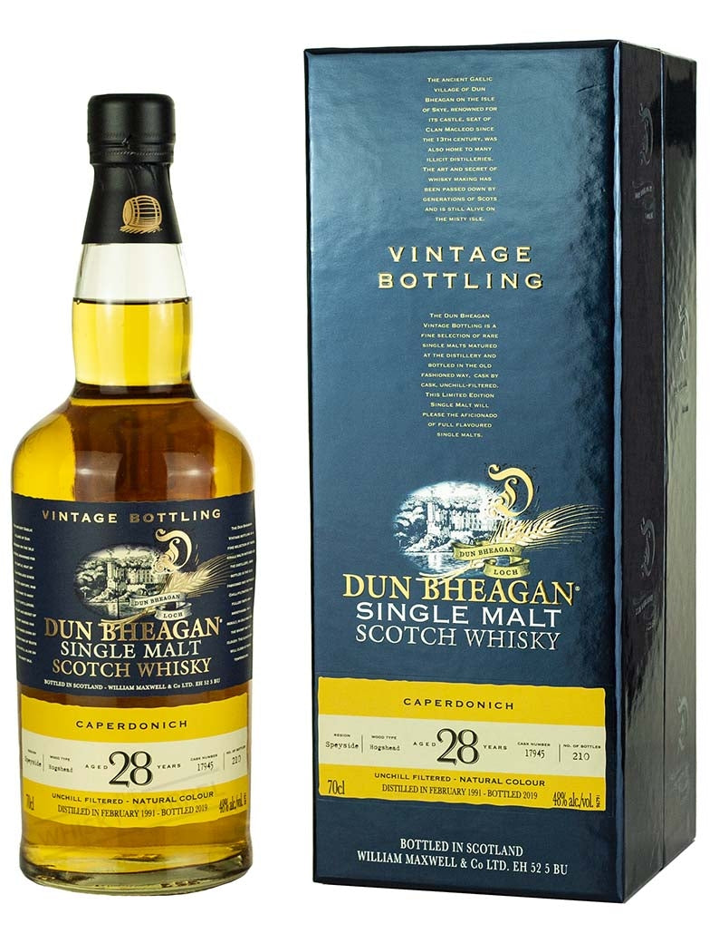 Caperdonich 28 Year Old 1991 Dun Bheagan