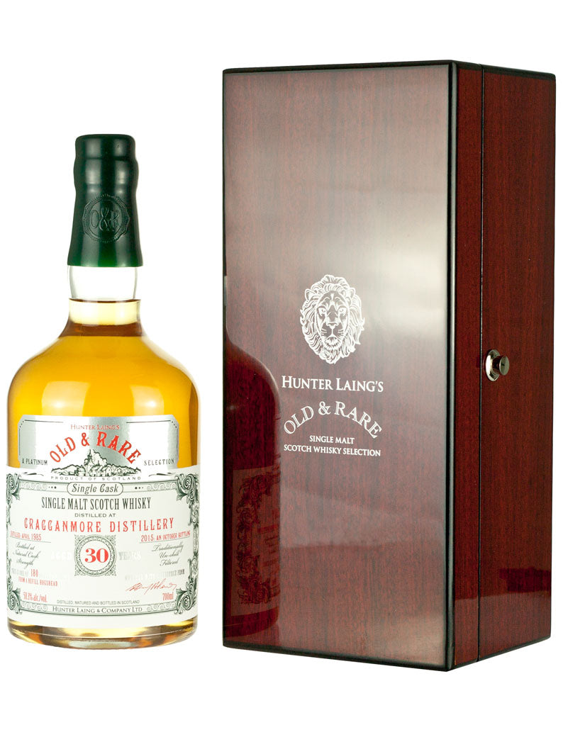 Cragganmore 30 Year Old 1985 Old & Rare