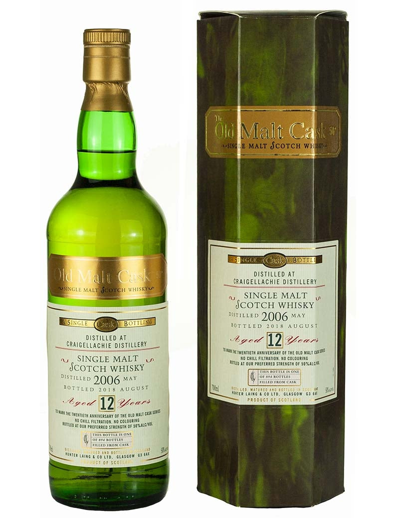 Craigellachie 12 Year Old 2006 Old Malt Cask 20th Anniversary