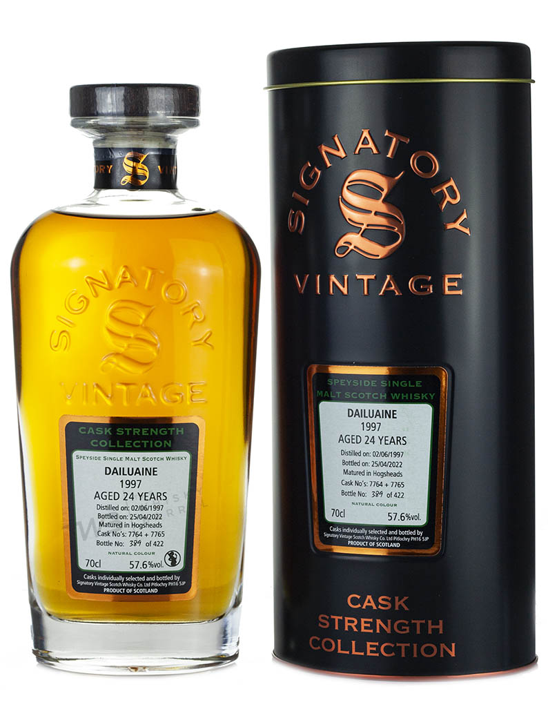 Dailuaine 24 Year Old 1997 Signatory Cask Strength