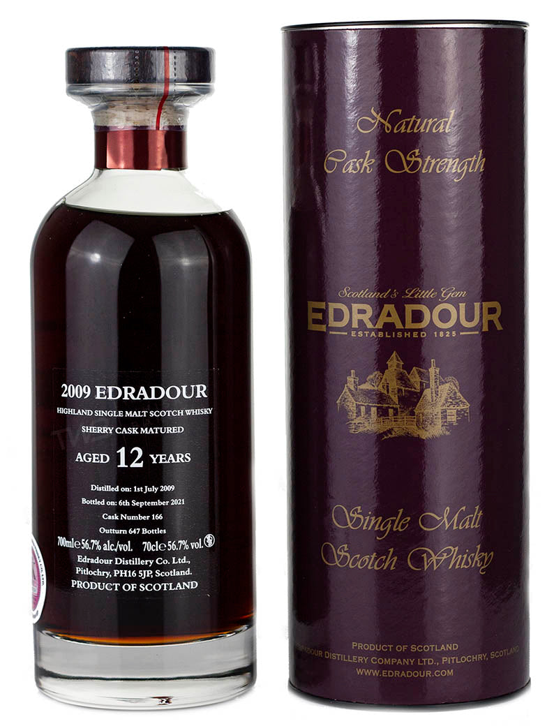 Edradour 12 Year Old 2009 Sherry Cask IBISCO