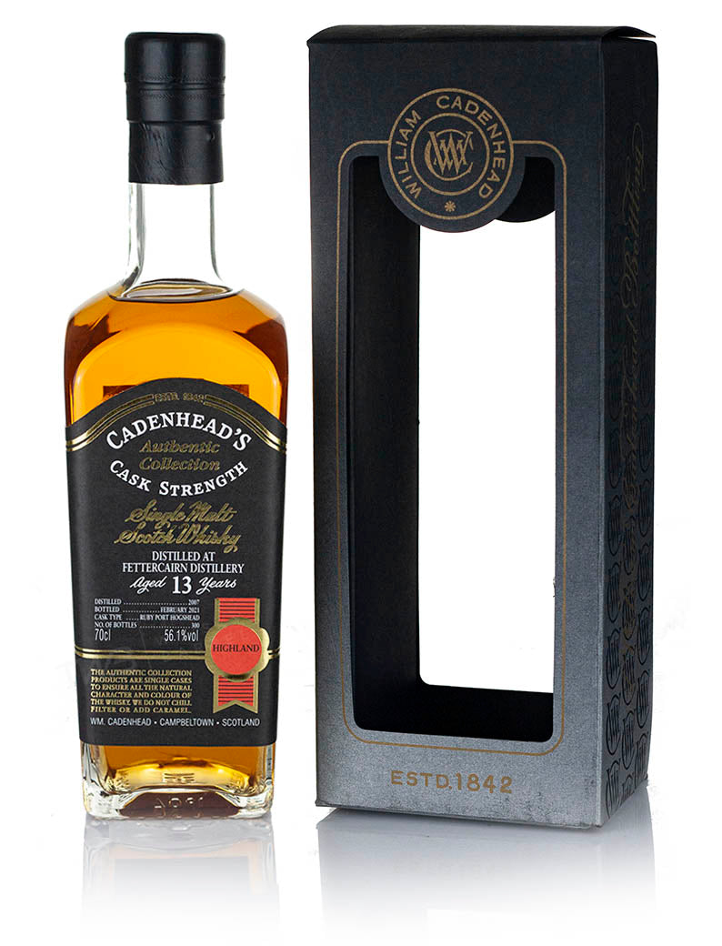 Fettercairn 13 Year Old 2007 Cadenhead's Tasting Tour Of Scotland