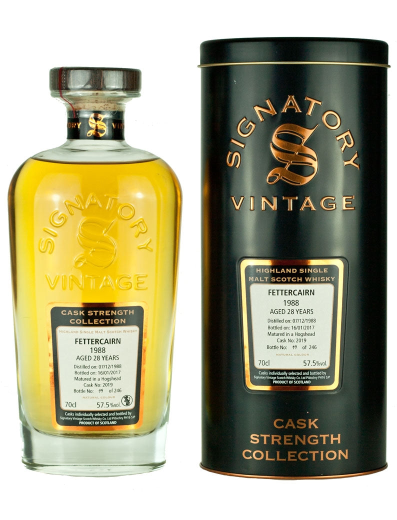 Fettercairn 28 Year Old 1988 Signatory Cask Strength