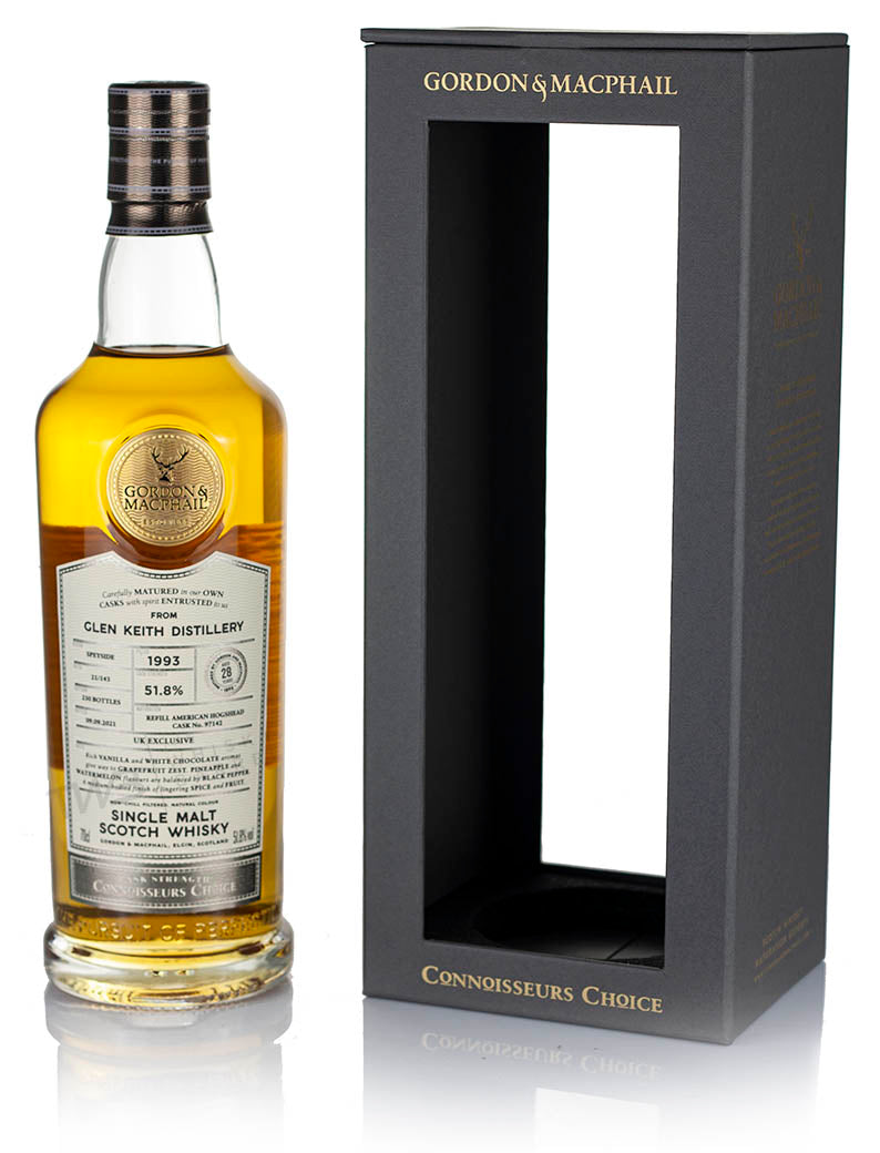 Glen Keith 28 Year Old 1993 Connoisseurs Choice UK Exclusive