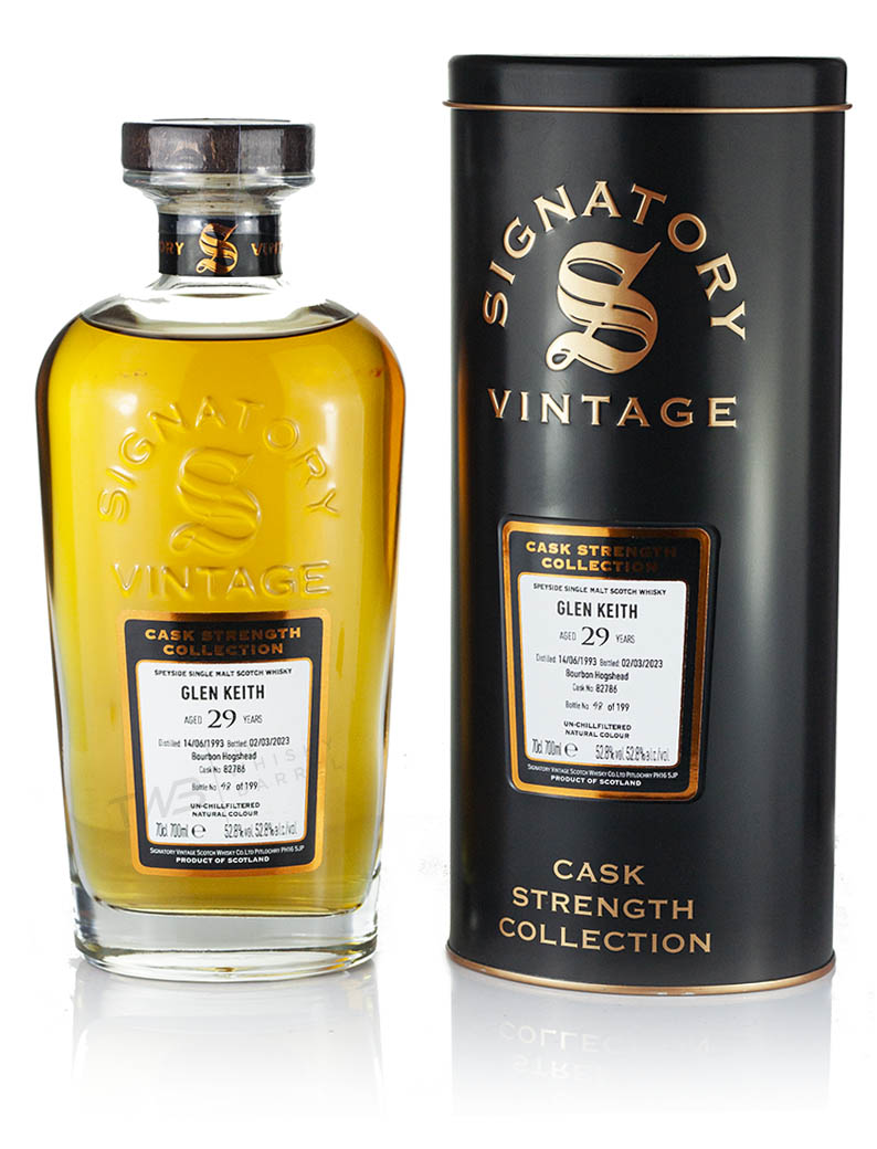 Glen Keith 29 Year Old 1993 Signatory Cask Strength #82786