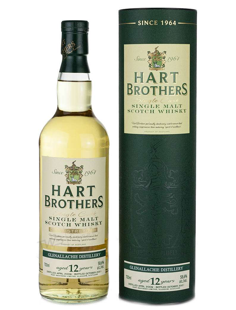 Glenallachie 12 Year Old 2009 Hart Brothers Cask Strength