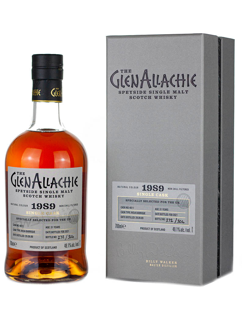 Glenallachie 31 Year Old 1989 UK Single Cask (2021)