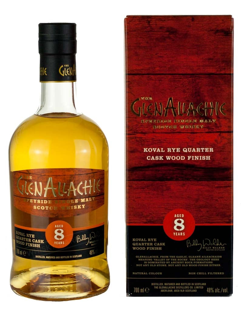 Glenallachie 8 Year Old Koval Rye Quarter Cask