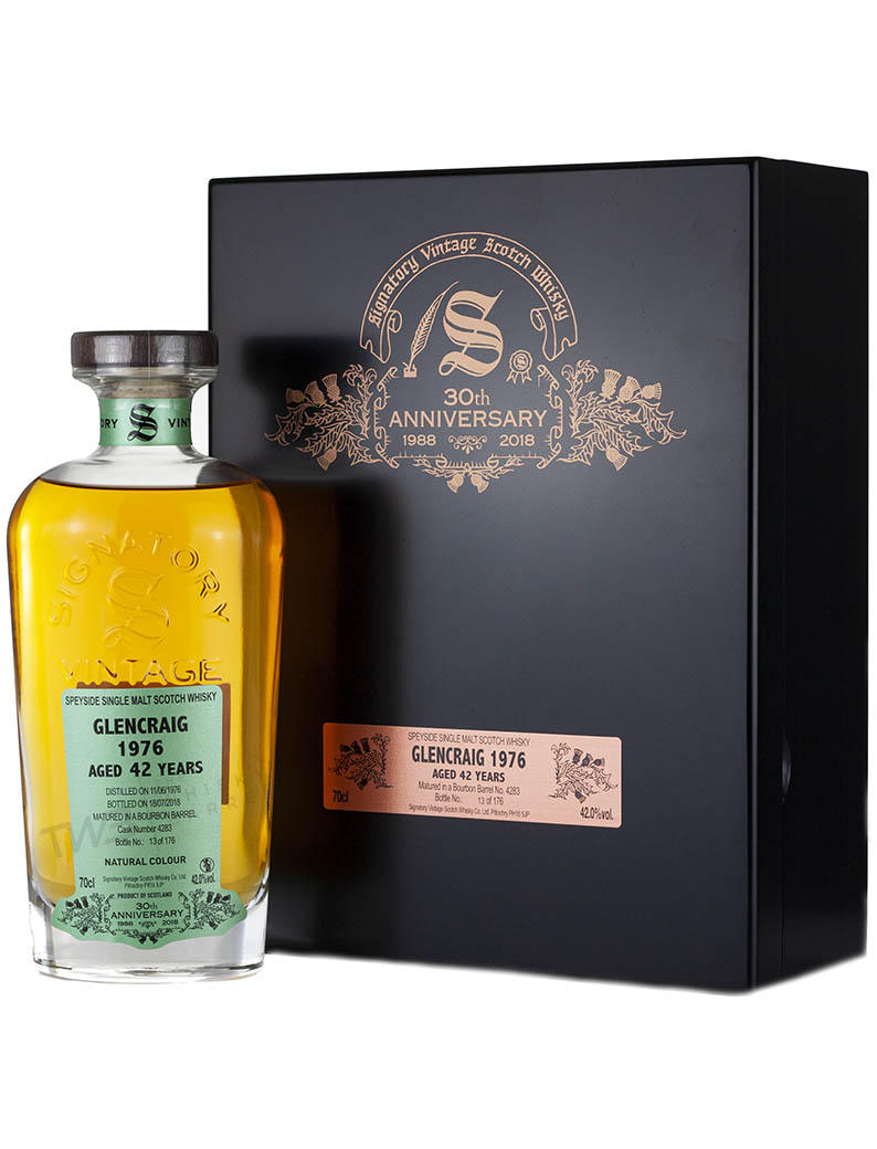 Glencraig 42 Year Old 1976 Signatory 30th Anniversary