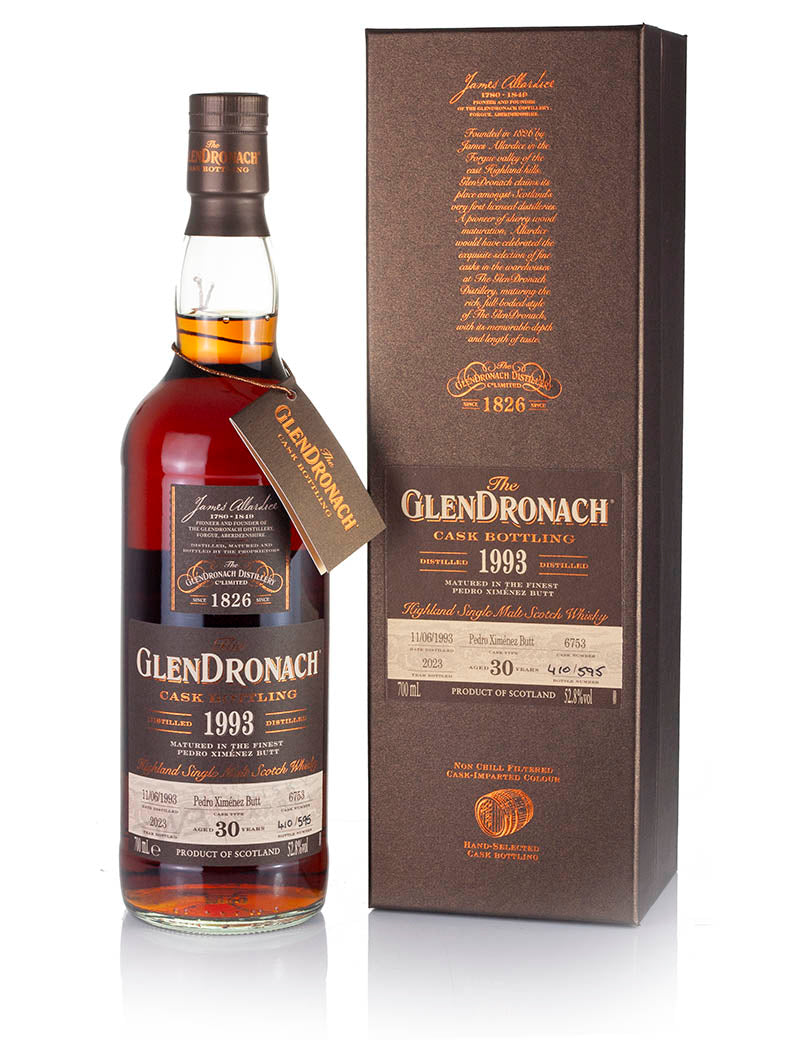 Glendronach 30 Year Old 1993 Single Cask UK Exclusive (2023)