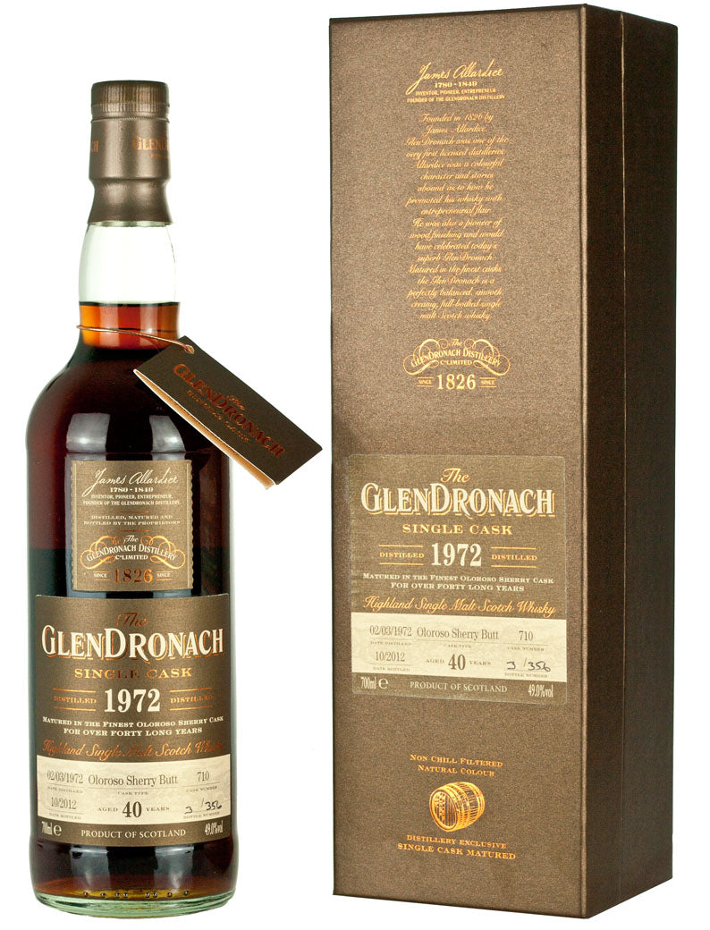 Glendronach 40 Year Old 1972 Batch 7