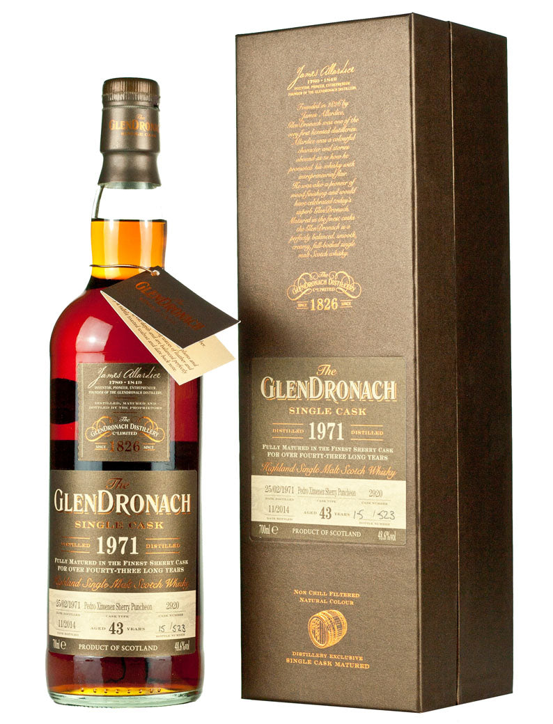 Glendronach 43 Year Old 1971 Batch 11