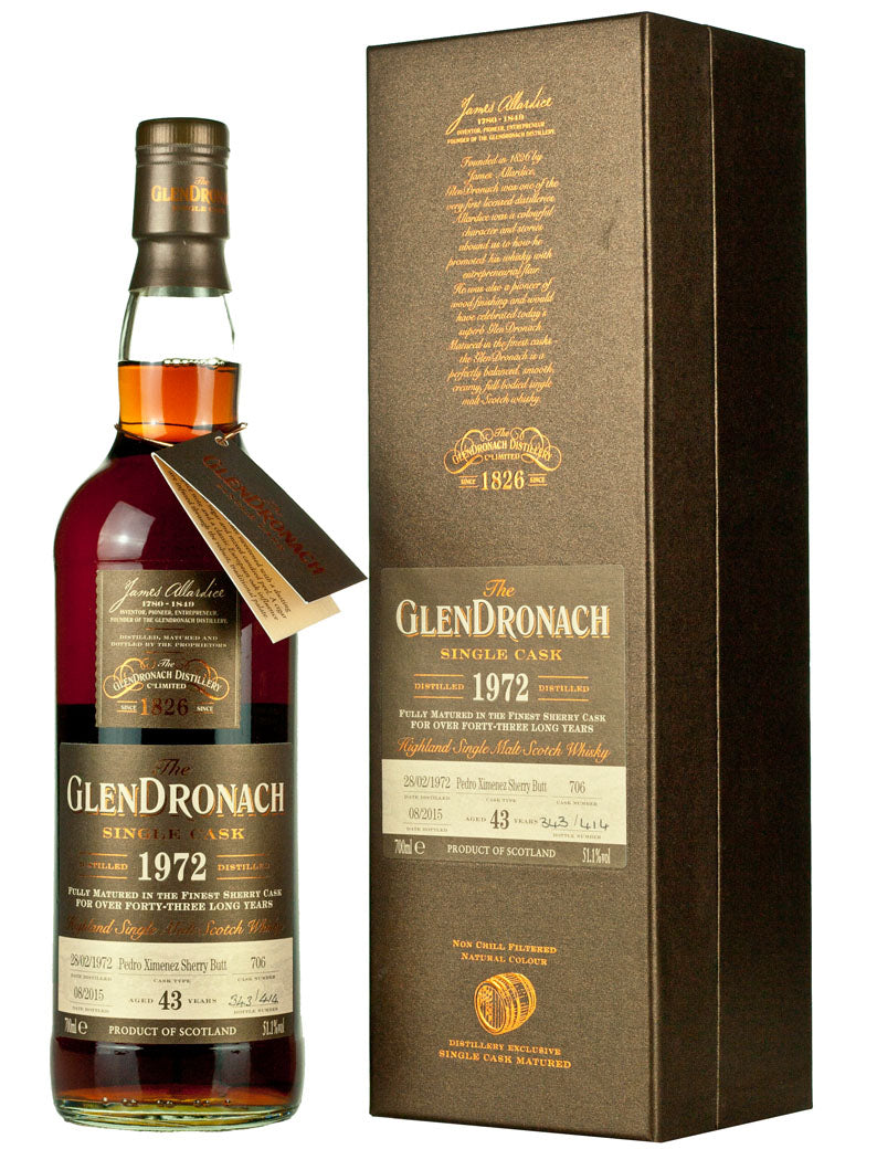 Glendronach 43 Year Old 1972 Batch 12