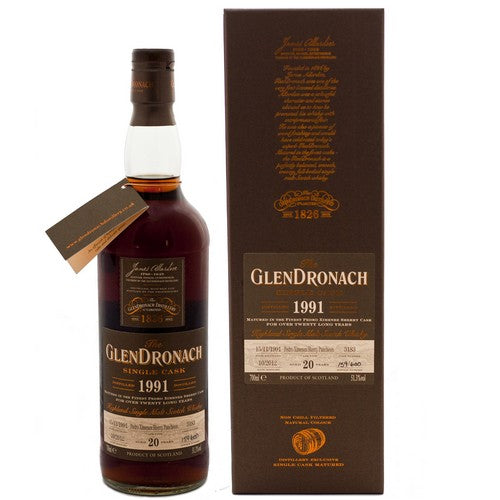 Glendronach 20 Year Old Batch 7 Cask #3183