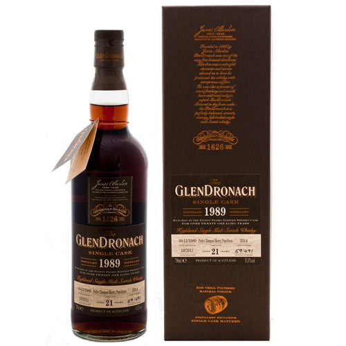 Glendronach 21 Year Old 1989 Cask #3314