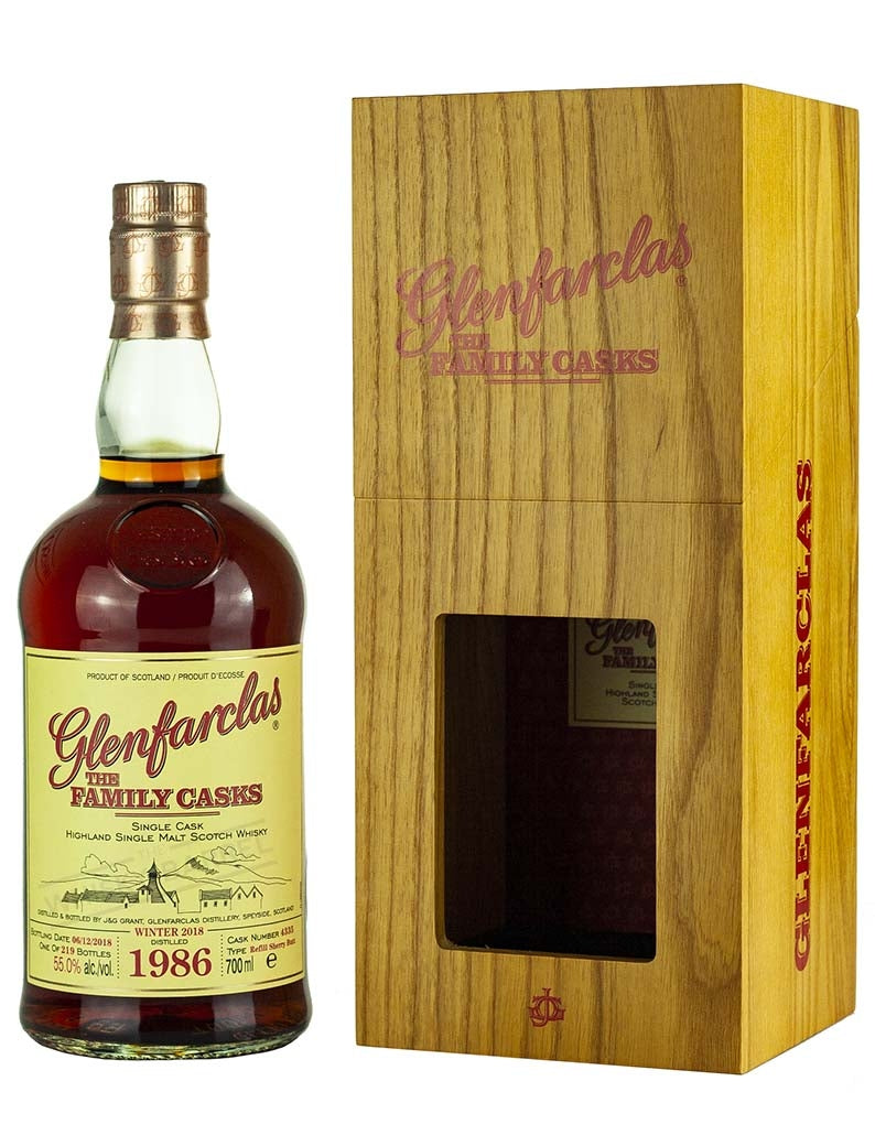 Glenfarclas 32 Year Old 1986 Family Casks Release W18