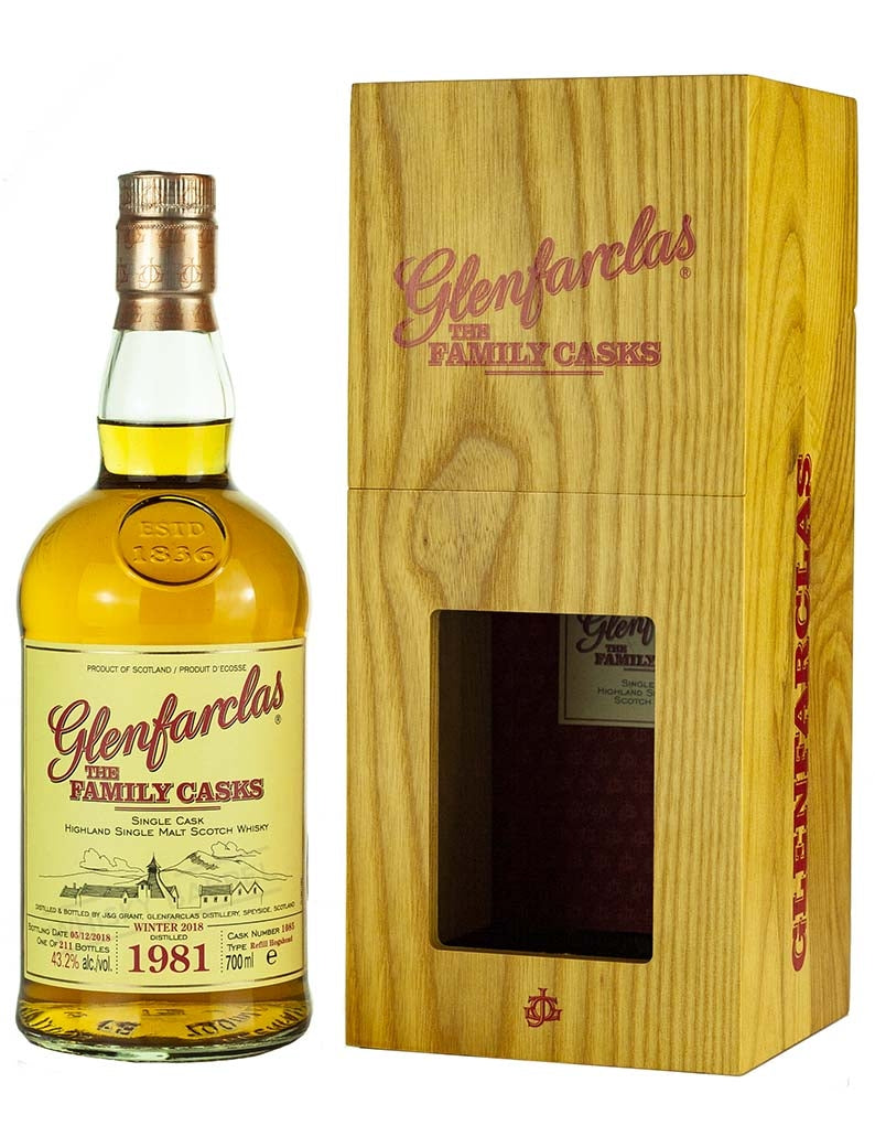 Glenfarclas 37 Year Old 1981 Family Casks Release W18