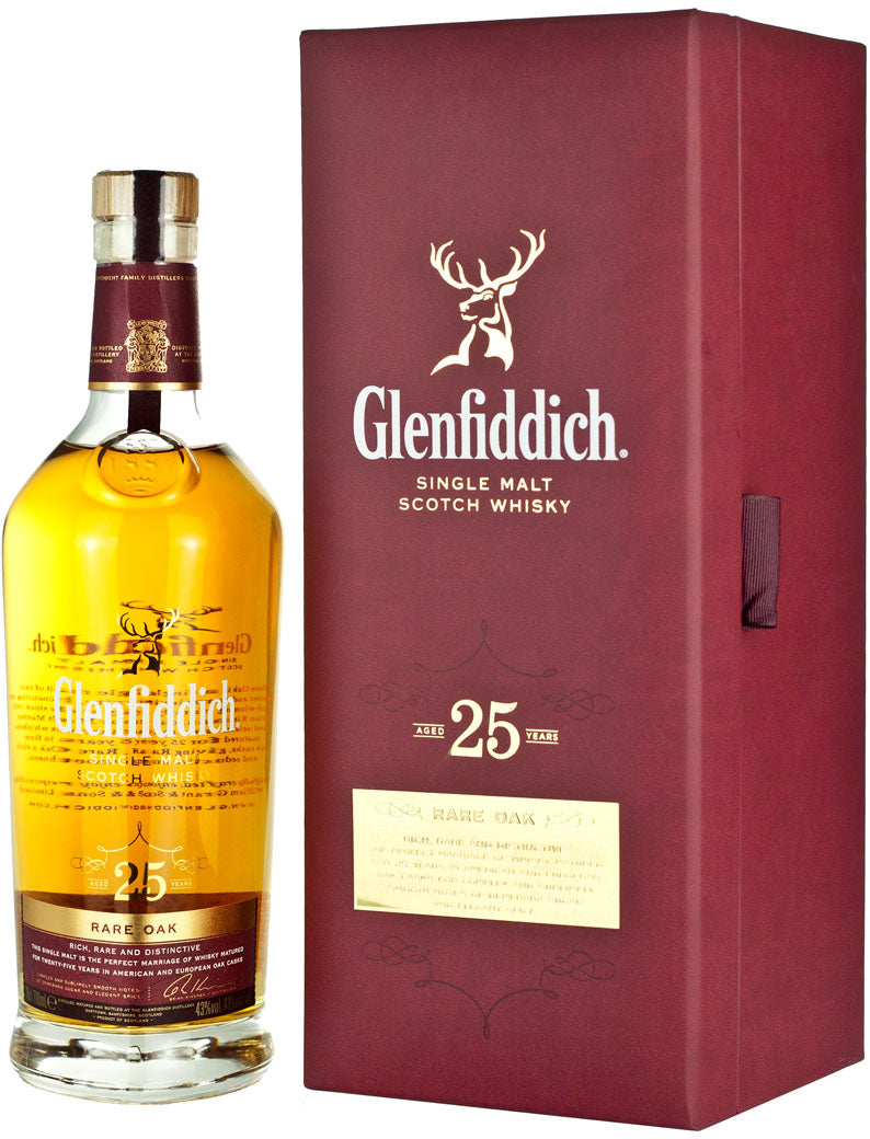 Glenfiddich 25 Year Old Rare Oak